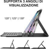 Toetsenbordhoes QWERTY voor iPad 10e Gen 10,9" (2022) - 73% Korting