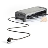 Princess Gourmetstel 162830 - Steengrill & Raclette Party – 8 personen - 42 x 21 cm - 1300 Watt - 2 meter snoer - Regelbare thermostaat - PFAS Vrij