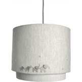 Lampenkap Babykamer Olifantjes Grijs - 76% Korting!