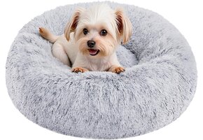 Donut Honden- en Kattenmand - Ombre Grijs - 50 cm - 56% Korting!