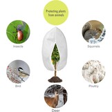 Winterbescherming voor planten, 190 x 228 cm, plantenbescherming, winter, buiten, vorstbescherming voor potplanten, met ritssluiting, trekkoord voor palmen, olijfboom, herbruikbaar wintervlies, 1