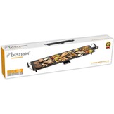 Bestron Bakplaat - ABP604 - 1800W - Gourmet, Grillplaat XL 91x24cm - 8-10 personen - Zwart