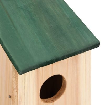 vidaXL Vogelhuisjes 4 st 12x12x22 cm hout