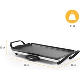 Tristar Bakplaat - BP-2667 - 2000W - Gourmet, Grillplaat M 46x26cm - 4-6 personen