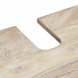 vidaXL Badkamer Kast met opslag Wit 62 x 33 x 58 cm Massief Mango Hout