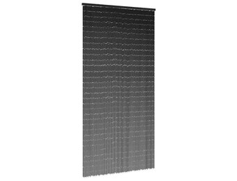vidaXL Insectengordijn 100x200 cm bamboe donkergrijs