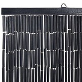 vidaXL Insectengordijn 100x200 cm bamboe donkergrijs