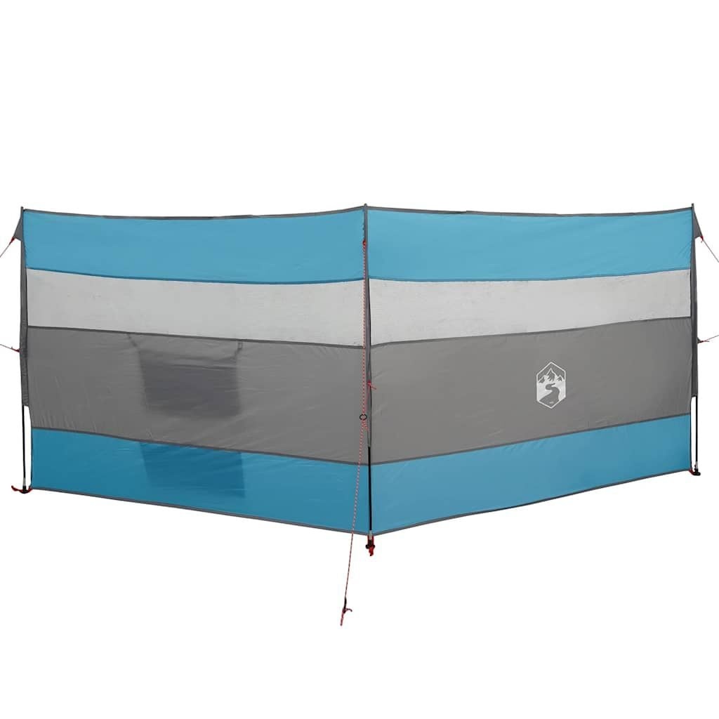vidaXL Windscherm camping waterdicht 340x130 cm blauw