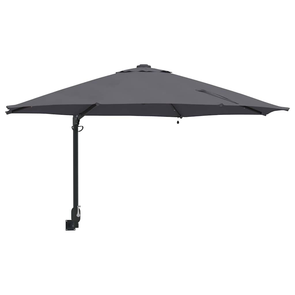 vidaXL Tuinparasol Antraciet, Zwart 248 x 248 x 148 cm