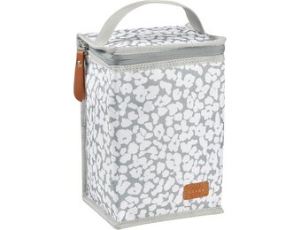 BÉABA, Lunchtas voor baby's, geïsoleerd, groot formaat, grote capaciteit, transport van volledige maaltijd, zacht materiaal, opvouwbaar, waterdichte stof, kersenbloesem - Maat 22 cm