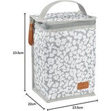 BÉABA, Lunchtas voor baby's, geïsoleerd, groot formaat, grote capaciteit, transport van volledige maaltijd, zacht materiaal, opvouwbaar, waterdichte stof, kersenbloesem - Maat 22 cm