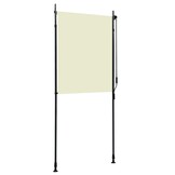 vidaXL Rolgordijn voor buiten 100x270 cm crème