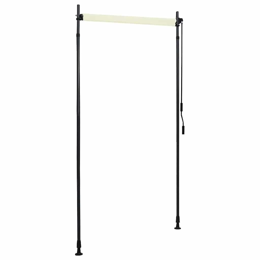 vidaXL Rolgordijn voor buiten 100x270 cm crème