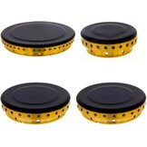 Gasfornuis Deksels & Ringen Set - Zwart/Messing - 75% Korting