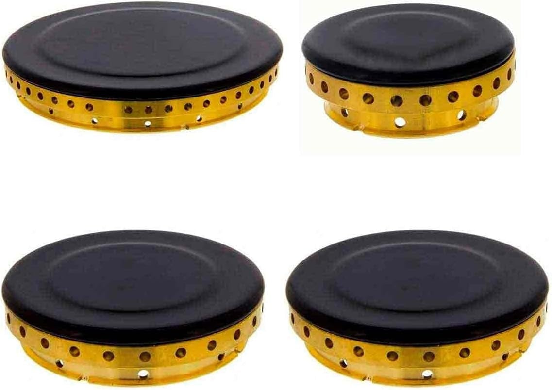 Branderdeksel Set (4-delig) - Zwart Geëmailleerd met Korting
