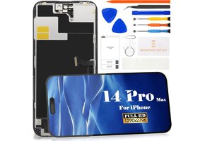 iPhone 14 Pro Max LCD Scherm Reparatiekit Zwart - 53% Korting!