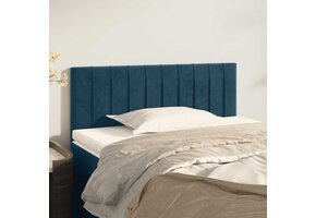 Hoofdbord Fluweel Donkerblauw - 72% Korting!