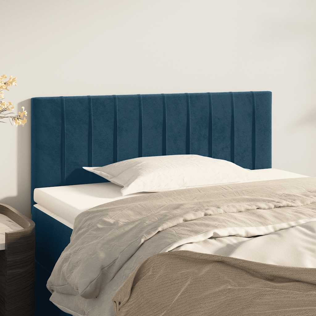 VidaXL Hoofdbord Fluweel Donkerblauw 75% Korting