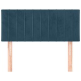 VidaXL Hoofdbord Fluweel Donkerblauw 75% Korting