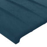 VidaXL Hoofdbord Fluweel Donkerblauw 75% Korting