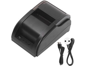 Bon Thermische Printer 60-80mm/s Automatisch Snijden USB Type ESC POS voor Restaurant Supermarkt met EU-stekker Thermische POS Printer voor Retail Kassa Systemen