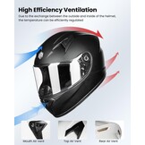 ILM Kinder Integraal Motorhelm MF521 - Mat Zwart
