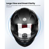 ILM Kinder Integraal Motorhelm MF521 - Mat Zwart