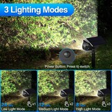 Set van 2 Stuks Solarlampen voor Buiten - 108 LED, Superhelder, Koud Wit Licht (6000K), IP65 Waterdicht