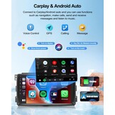 CAMECHO Android 12 Autoradio voor Mercedes-Benz Smart Fortwo (2005-2010) met 9 inch Touchscreen, Carplay & Android Auto