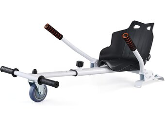 CO-Z Hoverkart zitstoel voor hoverboard, hoverkart, zitscooter, Gokart, zitting voor zelfbalancing, compatibel met 16,5 cm, 20,3 cm en 25,4 cm, scooter voor volwassenen en kinderen