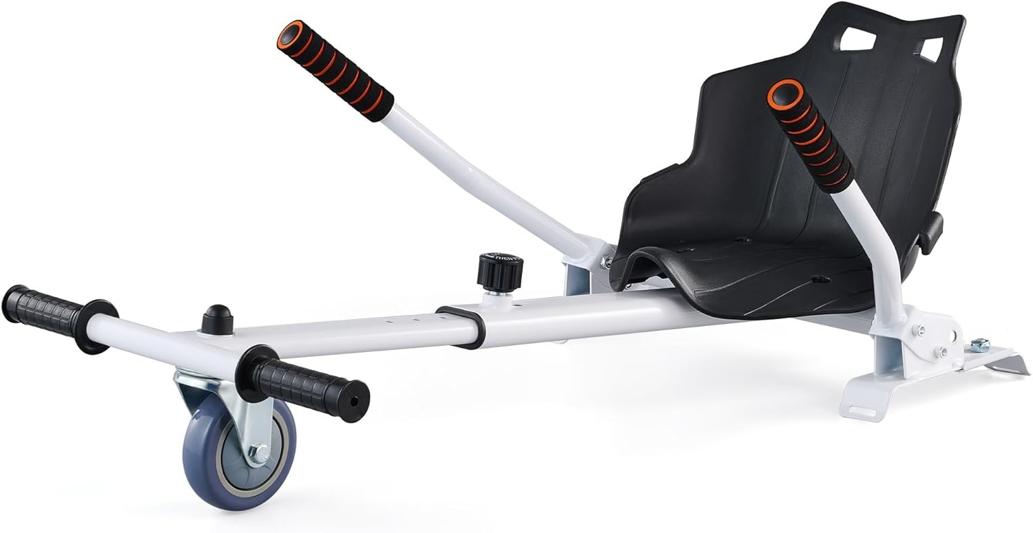 CO-Z Hoverkart zitstoel voor hoverboard, hoverkart, zitscooter, Gokart, zitting voor zelfbalancing, compatibel met 16,5 cm, 20,3 cm en 25,4 cm, scooter voor volwassenen en kinderen
