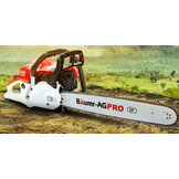 Benzine kettingzaag 65cc - 5,7 pk - met sterpunt en accessoires