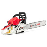 Benzine kettingzaag 65cc - 5,7 pk - met sterpunt en accessoires