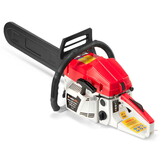 Benzine kettingzaag 65cc - 5,7 pk - met sterpunt en accessoires