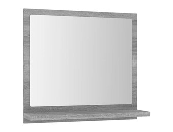vidaXL Badkamerspiegel 40x10,5x37 cm bewerkt hout grijs sonoma eiken