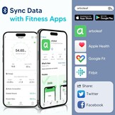 arboleaf Weegschaal voor personen, lichaamsanalyse, digitale weegschaal met app en 13 lichaamsmassa, 180 kg, bluetooth personenweegschaal voor BMI, lichaamsvet en spieren, eiwitten, BMR enz. (wit)