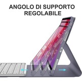 JADEMALL Toetsenbordhoes met trackpad voor Lenovo Tab M11 11 inch 2024, Italiaans QWERTY magnetisch bluetooth-toetsenbord afneembaar met touchpad voor Lenovo Tab M11, paars