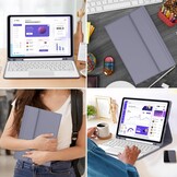 JADEMALL Toetsenbordhoes met trackpad voor Lenovo Tab M11 11 inch 2024, Italiaans QWERTY magnetisch bluetooth-toetsenbord afneembaar met touchpad voor Lenovo Tab M11, paars