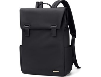 Rugzak dames vrije tijd rugzak school rugzak computer 15,6 inch nylon waterdicht dagrugzakken volwassenen casual rugzak reizen tas werk universiteit college pack zwart