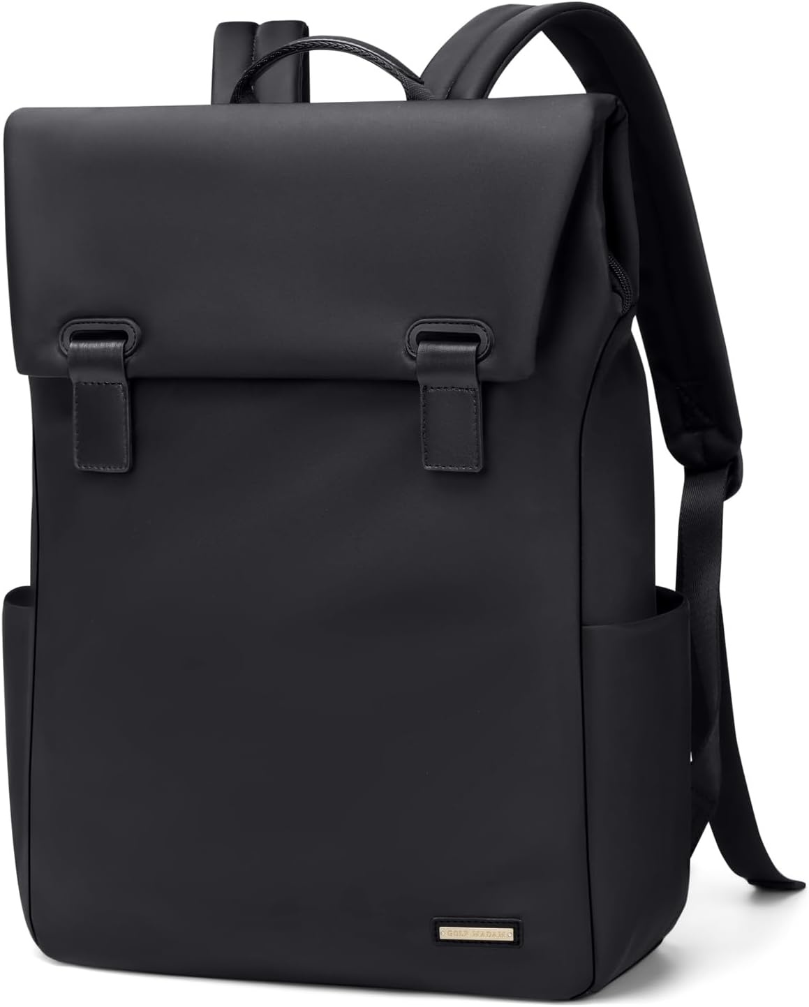 Rugzak dames vrije tijd rugzak school rugzak computer 15,6 inch nylon waterdicht dagrugzakken volwassenen casual rugzak reizen tas werk universiteit college pack zwart