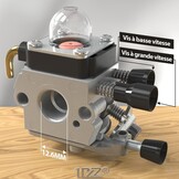 1PZ F6C-S5L carburateur vervanging voor Stihl bosmaaier FS38 FS45 FS46 FS55 FS74 FS75 FS76 FS80 KM85 Carb bosmaaier met luchtfilter bougies rijafdichtingsset