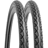 YUNSCM 700C RoadFietsbanden 700x38C/40-622 Compatible with 700x36C 700x37C 700x38C 700x39C 700x40C Fietsbanden -2 PCS (Y-1074)