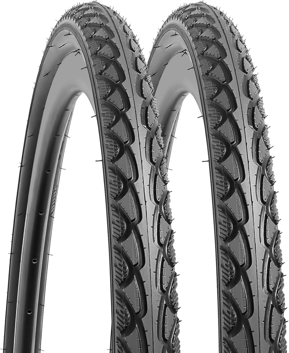 YUNSCM 700C RoadFietsbanden 700x38C/40-622 Compatible with 700x36C 700x37C 700x38C 700x39C 700x40C Fietsbanden -2 PCS (Y-1074)