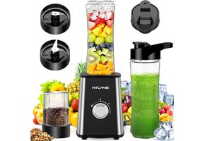 Krachtige Smoothie Blender 800W met 3 Snelheden & Bekers (35% Korting!)