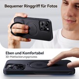 iPhone 15 Pro Max Hoesje | MagSafe, Standaard, Ring | Schokbestendig | Zwart