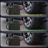 Elektrische luchtpomp, 150 psi draagbare fietspomp, accu met digitaal led-display, mini-compressor, auto-accessoires voor auto, fiets, motorfiets, ballen enz.
