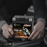 Lithium Motorfietsaccu 12V Lithium Powersports Accu met BMS (YTX5L-BS 12.8V 2Ah 200CCA) LiFePO4 Motorfietsaccu Startaccu voor motorfietsen, ATV's, UTV's, waterscooters, enz. - Maat YTX5L-BS new