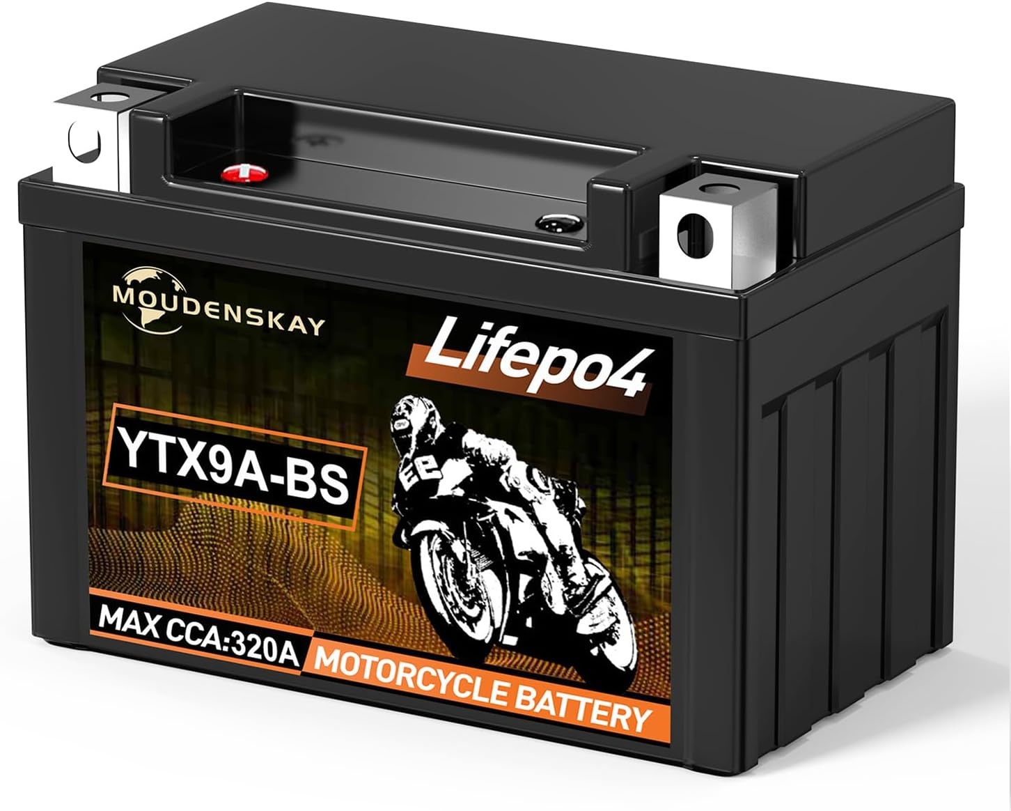 Lithium Motorfietsaccu 12V Lithium Powersports Accu met BMS (YTX5L-BS 12.8V 2Ah 200CCA) LiFePO4 Motorfietsaccu Startaccu voor motorfietsen, ATV's, UTV's, waterscooters, enz. - Maat YTX5L-BS new
