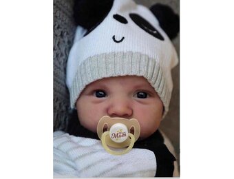 BABESIDE Reborn Jongenspoppen 20 Inch Aiden Realistische Babypop Levensechte Babypop Stoffen Lichaam Reborn Poppen Pasgeboren Echte Babypoppen Die Er Echt Uitzien Open Oog