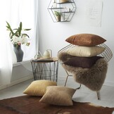CALIYO Kussenhoes 40x80 cm, Crème Corduroy Kussenslopen met Onzichtbare Rits voor Bank, Woonkamer en Slaapkamer 2 Stuks